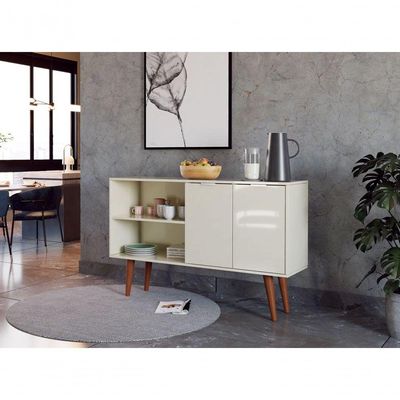 Buffet Aparador Solid Off White - Moveisaqui