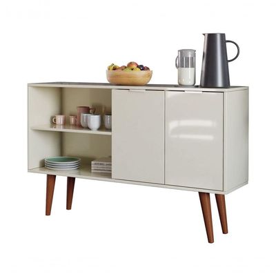 Buffet Aparador Solid Off White - Moveisaqui
