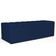 Calçadeira Recamier Baú Para Cama De Casal King Dália 195x50 cm W01 Suede Azul Marinho - Lyam