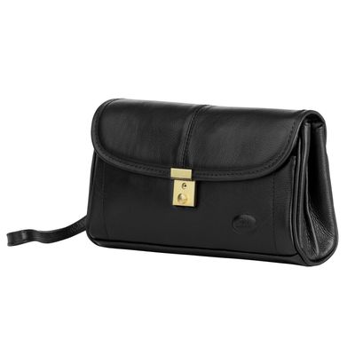 Capanga Pasta De Mão Masculina Couro Bennesh 7053 Preto