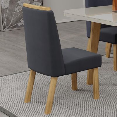 Conjunto 2 Cadeiras Estofadas Para Mesa De Jantar Firenze Bom Pastor