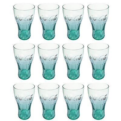 Copo Contour Coca Cola Verde 470ml 12 Unidades - Nadir 705007