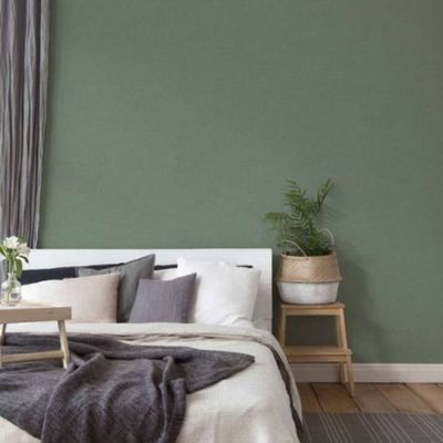 Papel de Parede Antigua Aspecto Têxtil Verde 371787AG