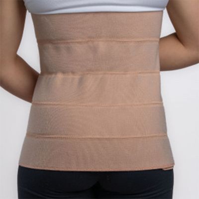 Faixa Abdominal 5 Painéis Ortho Care Dellamed G / Bege