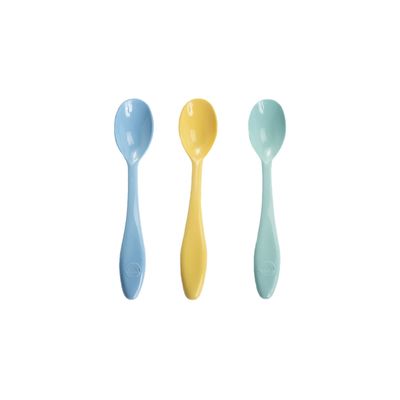 Kit Colher Dolce Infantil Colorido em Polipropileno Linha Alegria