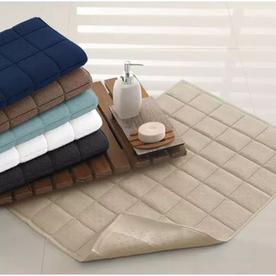 Toalha Piso Delicatta 50cm x 75cm Azul Claro Teka