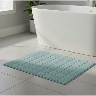 Toalha Piso Delicatta 50cm x 75cm Azul Claro Teka
