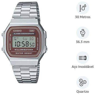 Relógio Casio Vintage A168WA-5AYDF