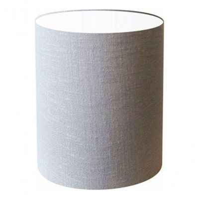 Cúpula Abajur E Luminária Cilíndrica Vivare Cp-7001 ø13x15cm - Bocal Nacional Rustico-cinza