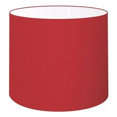 Cúpula Abajur Cilíndrica Cp-7007 ø20x22cm Bordô