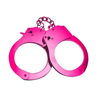 Algemas Metal Colorida Chave Trava Fantasia Rosa Pink
