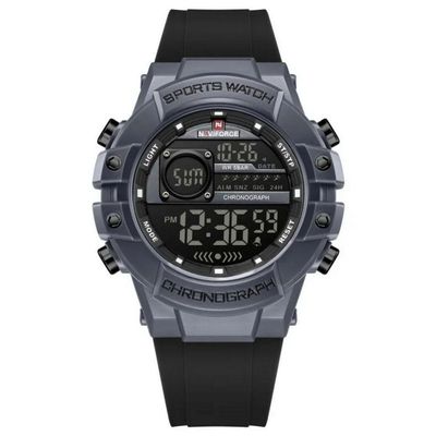 Relógio Multifuncional Masculino Digital Design Esportivo A Prova D´agua 3atm Preto Cinza