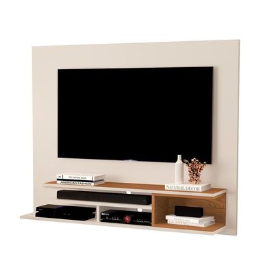 Painel Londres - Mdp-mdf 1 Porta E 1 Gaveta Off White-nature - Movelove