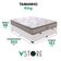 Cama Box Baú King E Colchão Four Season Molas V-store Branco