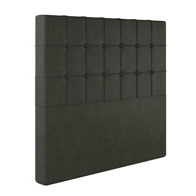 Cabeceira Estofada Casal 140 Cm Turmalina Veludo Marrom