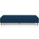 Kit 02 Puffs Decorativo Sala de Estar Bali W01 Pés Palito 190x60cm Suede Azul Marinho - Lyam Decor