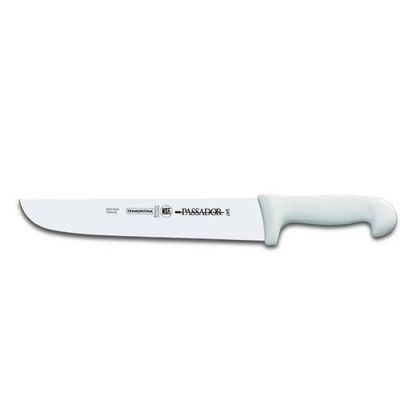 Faca Passador Tramontina Profissional com Lamina em Aço Inox e Cabo em Polipropileno Branco 10"