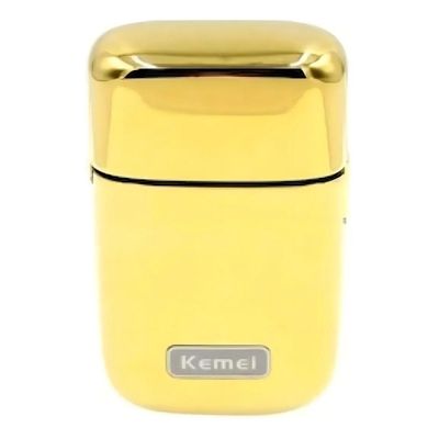 Máquina De Barbear Shaver Kemei Tx1 Gold Barbeador Titanium
