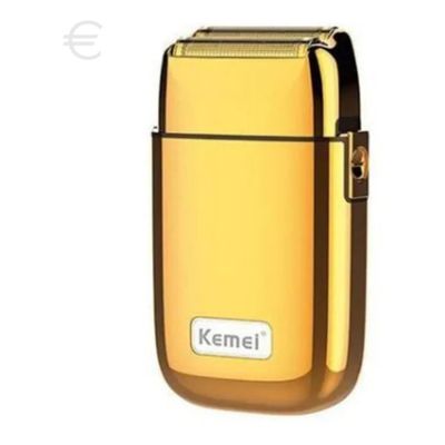 Máquina De Barbear Shaver Kemei Tx1 Gold Barbeador Titanium