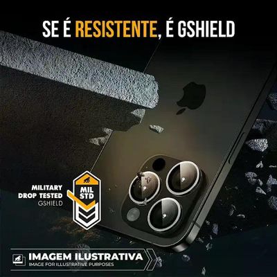 Kit Full Protection para iPhone 15 Plus - Película de Vidro + Protetor de Lente 9H - Gshield