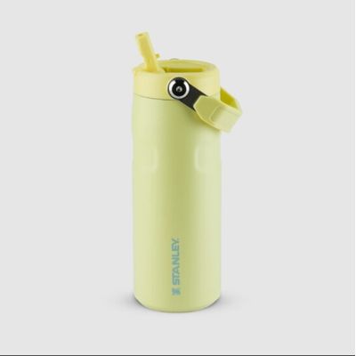 GARRAFA STANLEY TÉRMICA AEROLIGHT FLIP STRAW 473ML AMARELO POMELO 08634-00