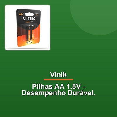 Pilha Alcalina Aa C-2 1.5v Vp2ab