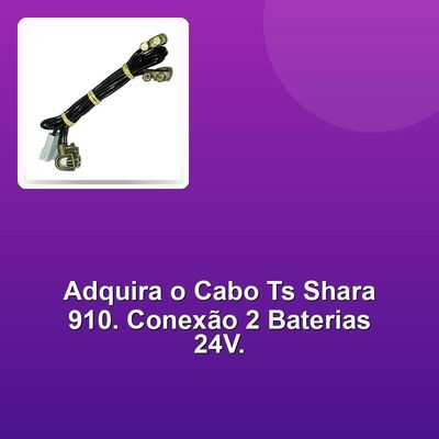 Cabo Ts Shara 910 Para 2 Baterias Externas 24v