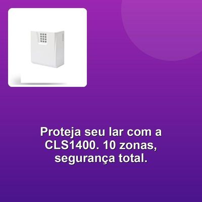 Central Alarme Sultan Cls1400 10 Zonas