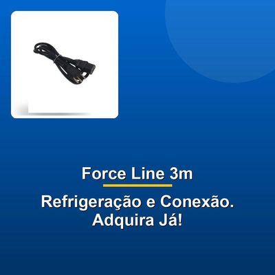 Cabo Força Force Line 3m 3x0,75mm
