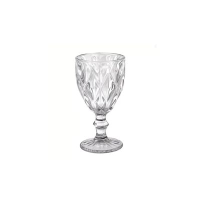 Jogo de Taças de Vidro Diamante 340 ml com 6 peças