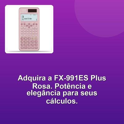 Calculadora Científica Casio Fx-991es Plus 2bu Rosa