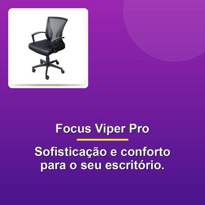 Cadeira De Escritório Focus Viper Pro Office Vo457