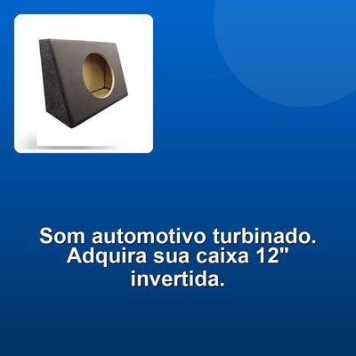 Caixa Vazia Alto Falante 12 Invertida Pick-up