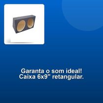 Caixa Vazia Alto Falantes 6x9 Retangular