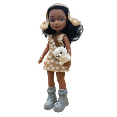Boneca Miss Holiday Negra BeeToys