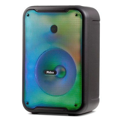 Caixa de Som Amplificada Bluetooth Philco 250W PCX3800 Flash Lights