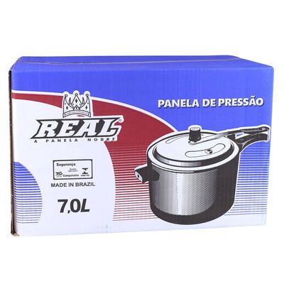 Panela de Pressao 7L Polida 1214 Real Panela