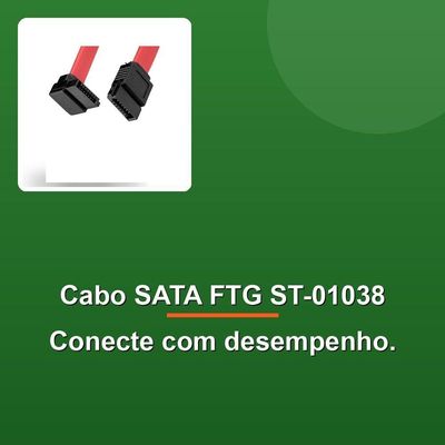 Cabo De Dados Sata Ftg St-01038 Vermelho 50cm