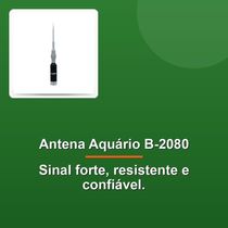 Antena Móvel Aquário B-2080 Bobina E Mola Para Rádio Px