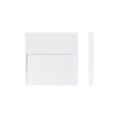 Balizador Stella Big Neu 2 De Sobrepor Led 3w Bivolt Branco - 3000k - Luz Amarela