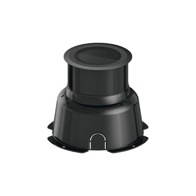 Embutido De Solo Led Stella S.ground 18,5w Com Caixa De Instalação Bivolt Preto 3000k Luz Amarela