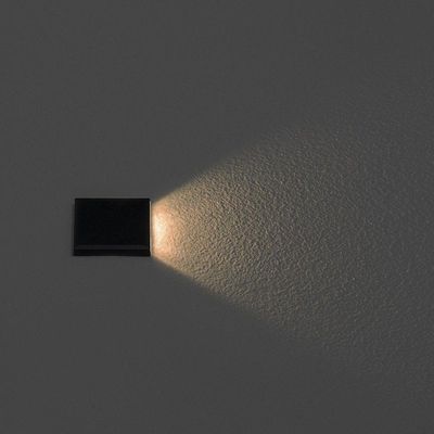 Balizador De Solo Led Stella Way Side 1 Facho 1,5w Bivolt Preto - 3000k - Luz Amarela
