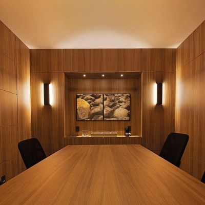 Arandela Stella Reflex Led 42cm Ip65 12w Bivolt Preto - 3000k - Luz Amarela