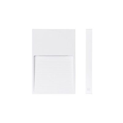 Balizador Stella Neu 2 De Sobrepor Led 2w Bivolt Branco - 3000k - Luz Amarela