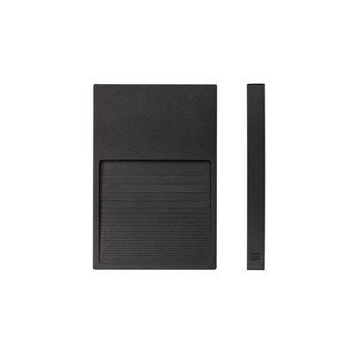 Balizador Stella Neu 2 De Sobrepor Led 2w Bivolt Preto - 3000k - Luz Amarela