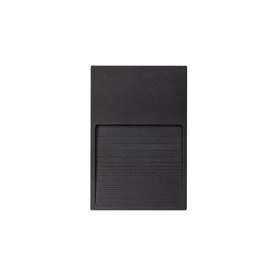 Balizador Stella Neu 2 De Sobrepor Led 2w Bivolt Preto - 3000k - Luz Amarela