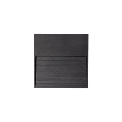 Balizador Stella Big Neu 2 De Sobrepor Led 3w Bivolt Preto - 3000k - Luz Amarela