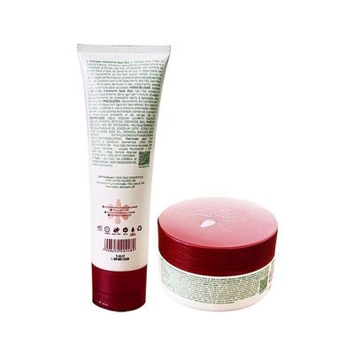 Kit Natural Shampoo E Mascara Doce Rais De Extrato De Batata Doce