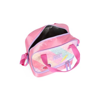 Lancheira Infantil Escolar Térmica Rainbow Up4You LA49242UP Pink