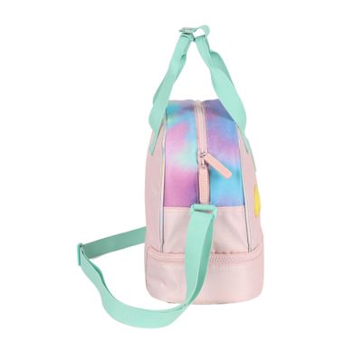 Lancheira Infantil Escolar Térmica Rainbow Up4You LA49242UP Rosa